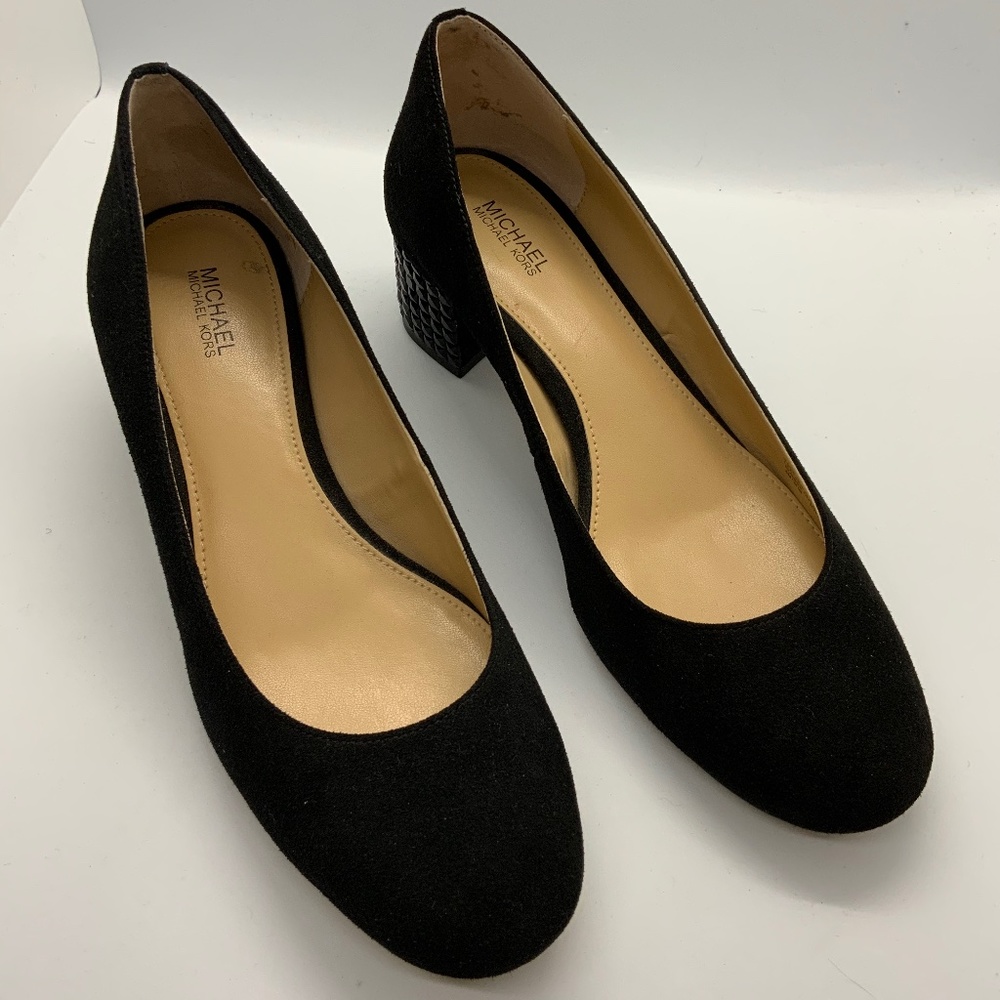 Michael Michael Kors Arabella Black Suede Pump